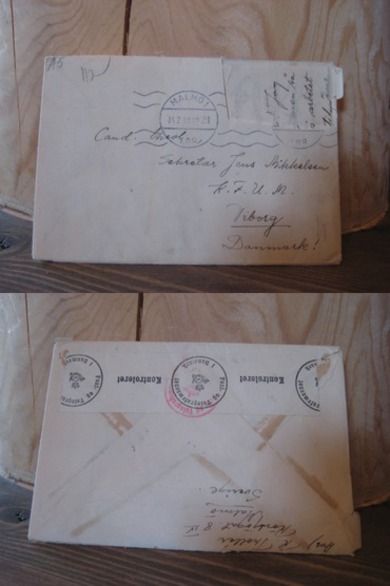 Sensurbrev- MALMØ 16.2.41.