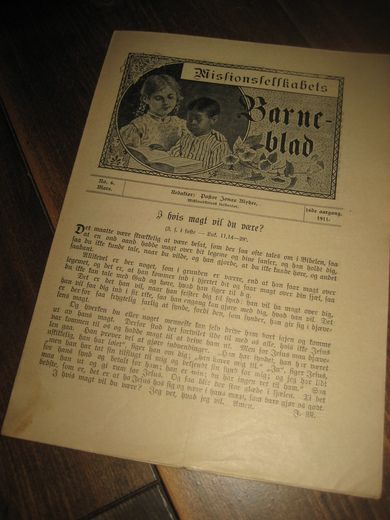 1911 nr 006 Missionsselskabets Barneblad