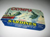 OLYMPIA BRAND, fra STAVANGER CANNING CO, STAVANGER