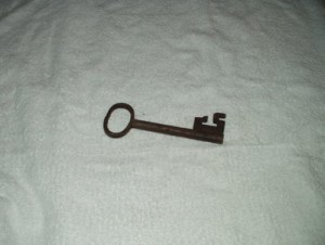 Meget pen nøkkel fra tidleg 1800