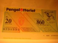 1986 trekning 860 Nr 0739335