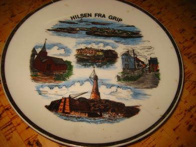 HILSEN FRA GRIP ca 19 cm i diameter