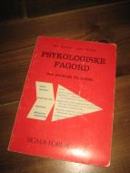 RAAHEIM: PSYKOLOGISKE FAGORD. Fra engelsk til norsk. 1984.