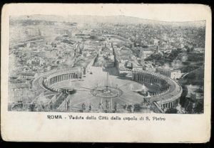 ROMA - Veduta della Citta dalla cupola di S. Pietro