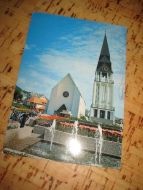 Molde kirke, Molde, brukt kortstempla 10.2.77. Mittet, 2567/32.