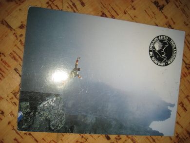 Fjellhopp Trollveggen Aune F-12039-6 Stempla EIDSVÅG I ROMSDAL 21 8 93