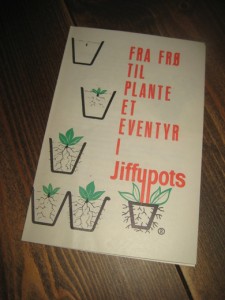 Reklamebrosjyre om jiffipotter, 70 tallet.
