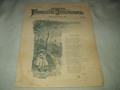 1900 nr 001 NORSK FAMILIE JOURNAL