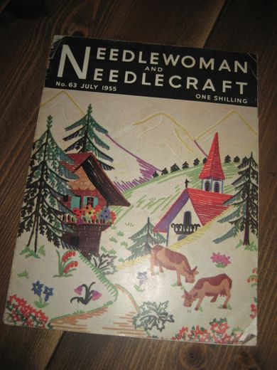 1955 nr 063 NEEDLEWOMAN AND NEEDLECRAFT