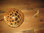 Strøken stor kavlkule fra tidleg 1900 Ca 12 cm i diameter