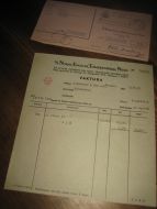 NORSK ENGELSK TOBAKKFABRIKK (NETO) 13 9 55 Med postgiro kvittering stempla BLAKSÆTER 19 9 55