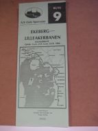 Rutehefte, RUTE 9, EKEBERG- LILLEAKERBANEN, 1982. Sommerrute.