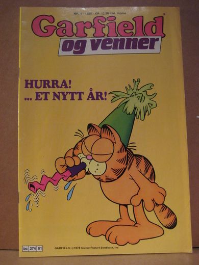 1989 nr 001 Garfield og venner
