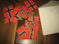 Pakke flagg fra 40-50 tallet