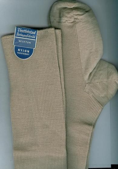 Barnestrømpe fra Vestbøstad Strømpefabrikk NESTTUN Nr 8 NYLON forsterket