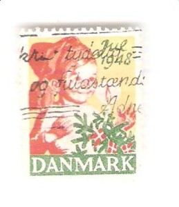 1948, DANSK JULEMERKE.