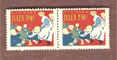 1949, DANSKE JULEMERKER, ustempla