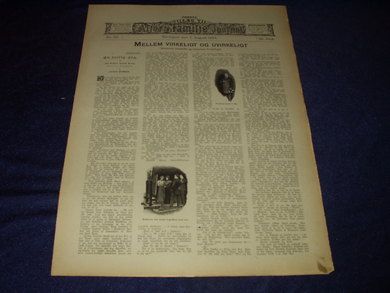 1904 nr 032 Tilæg til Allers Familie Journal MELLEM VIRKELIGT OG UVIRKELIGT