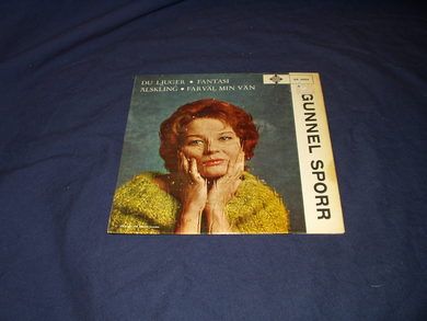 SPORR GUNNEL: DU LJUGER / FANTASI / ELSKLING / FARVEL MIN VEN TELEFUNKEN UX5056