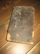 Gammel religiøs bok fra 1875. Første sida er borte, så tittel mangler.