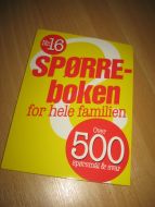 SPØRREBOKEN for hele familien.