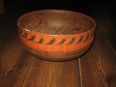 Megastor russebolle ca 30 cm i diameter 15 cm høg 20-30 tallet