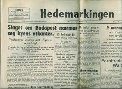 1944 nr 257 Hedemarkingen
