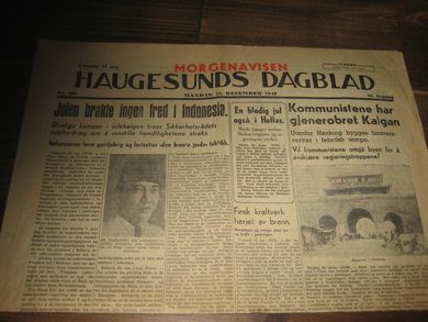 1948 nr 300 HAUGESUNDS DAGBLAD
