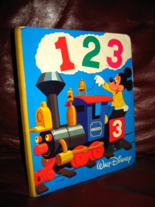 1 2 3. Bok fra Walt Disney. 1978.