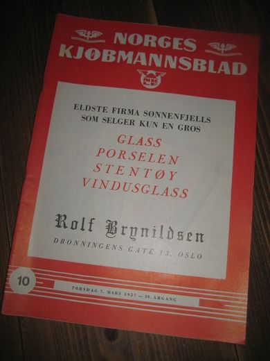 1957 nr 010 NORGES KJØPMANNSBLAD