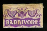 BARBIVORE med lite kryss med blyant, kan viskes bort