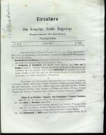 1886,nr 011, Circulære fra Den Kongelige Norske Regjerings Departement for det Indre. Poststyrelsen.