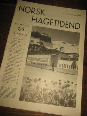 1956 nr 002 -3 NORSK HAGETIDEND