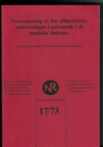 1973,nr 017, Nordisk utredningsserie.