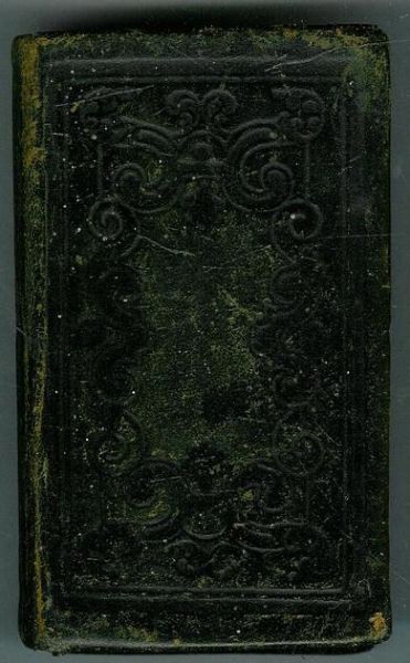 Meget pen og gammel tekstbok med tekster for dagene i året, 1908.