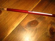 Ubrukt blyant BEROL ALPHEX SOFT RØD 80 tallet