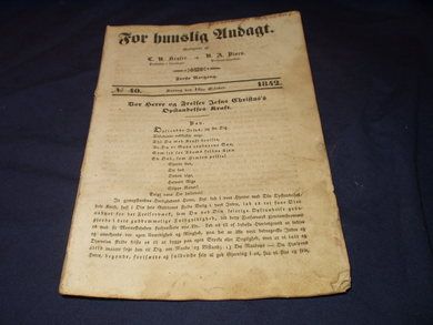1842 nr 040 For Huuslig Andagt