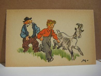 Nils og Blåmannkort fra 50 tallet, Mauritz 44 gr / 111.