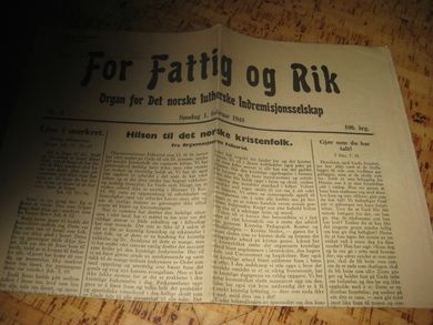 1948 nr 005 For Fattig og Rik