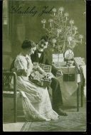 Gammelt julekort fra tidleg 1900