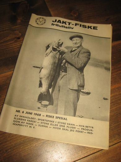 1968 NR 006 JAKT FOSKE FRILUFTSLIV FISKE SPESIAL