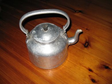 Kaffekjel fra HALDENS ALUMINIUMSFABRIK 50-60 tallet