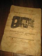 Hefte SERVICE OG INSTALLASJONS INSTRUKSER BENDIX MARINE EKKOLODD Modell DR3 og DR4 Gfra Vestnorges Vareforsyning Bergen 40 tallet