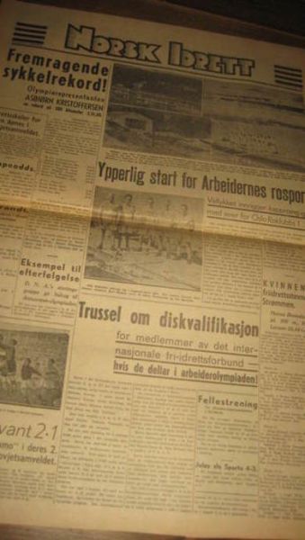 1937 5 JULI NORSK IDRETT