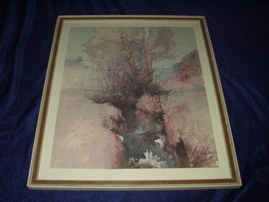 Akvarell av Frank Gerwin 1959