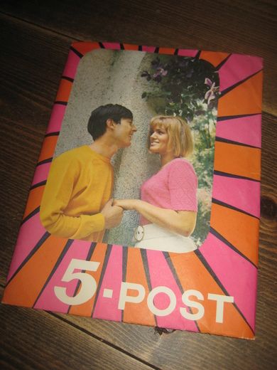 Ubrukt pakke 5 POST fra Eberh B Oppi 70 tallet