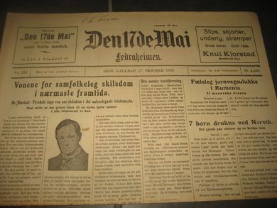 1928 nr 252 Den 17de Mai