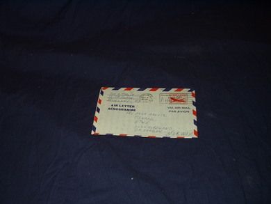 Aerogramme fra 1955