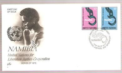 1978, LIBERATION JUSTICE CO- OPERATION, FDC FRA UNITED NATIONS.