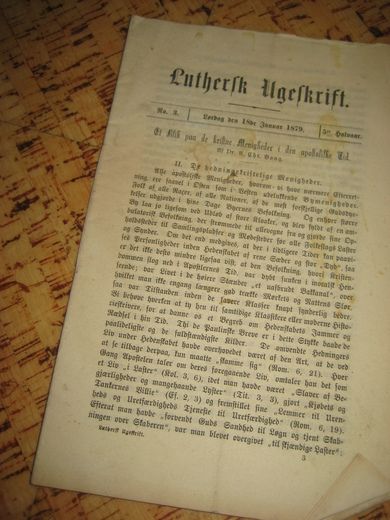 1879 nr 003 Luthers Ugeskrift